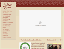 Tablet Screenshot of bedouinmoonhotel.com